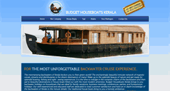 Desktop Screenshot of budgethouseboats.com