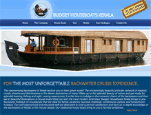 Tablet Screenshot of budgethouseboats.com